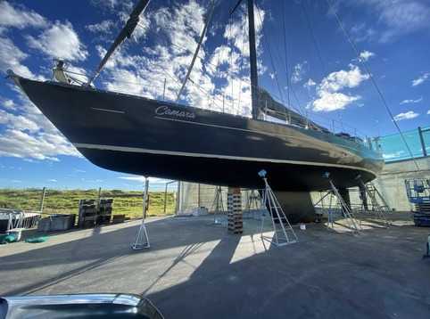 Camara on the hardstand for general maintenance
